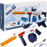 Zabawki i gry sportowe - Pistolet Na Wodę Karabin Automatyczny Wodny Miotacz 2 Magazynki Dla Dzieci - miniaturka - grafika 1