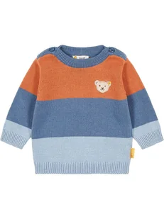 Steiff Sweter w kolorze niebieskim - Bluzy i sweterki niemowlęce - miniaturka - grafika 1