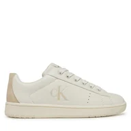 Buty dla dziewczynek - Sneakersy Calvin Klein Jeans V3X9-82082-1355A472 Écru - miniaturka - grafika 1