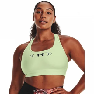Biustonosz treningowy Under Armour Mid Padless Sports Bra - UNDER ARMOUR - Bielizna sportowa damska - miniaturka - grafika 1