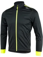 Kurtki rowerowe - Rogelli, Kurtka męska, PESARO 2.0 softshell, żółty, rozmiar 2XL - miniaturka - grafika 1