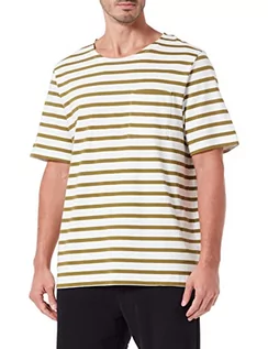 Koszulki męskie - ESPRIT Collection T-shirt męski, 360/oliwkowy, S - grafika 1