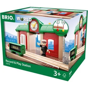 BRIO Dworzec 33578 - Pociągi dla dzieci - miniaturka - grafika 1