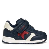 Buty dla chłopców - Sneakersy Geox B Rishon B560RA 054FU C0735 Granatowy - miniaturka - grafika 1