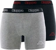 Majtki męskie - Bokserki kappa ciemnoszare/szare L 2-pack - miniaturka - grafika 1