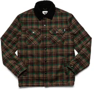 Kurtki męskie - kurtka męska FALLEN LAMB JACKET Brown/Green - miniaturka - grafika 1