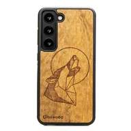 Etui i futerały do telefonów - Drewniane Etui Bewood Samsung Galaxy S23 WILK IMBUIA - miniaturka - grafika 1