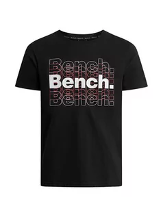 Koszulki męskie - Bench Koszulka "Benzino" w kolorze czarnym - grafika 1