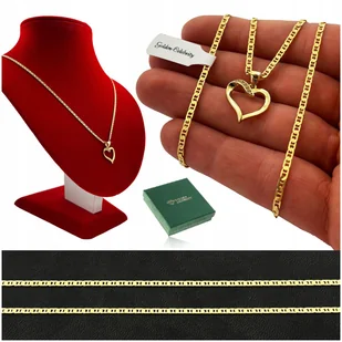 ŁAŃCUSZEK Z SERDUSZKIEM POZŁACANY SREBRNY PR.925 DLA DZIEWCZYNKI NA PREZENT - Biżuteria dla dzieci ŁAŃCUSZEK Z SERDUSZKIEM POZŁACANY SREBRNY PR.925 DLA DZIEWCZYNKI NA PREZENT - Biżuteria dla dzieci - miniaturka - grafika 1