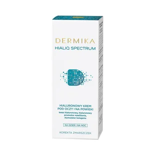 Dermika Hialiq 3D hialuronowy krem pod oczy i na powieki korygujący zmarszczki 15ml - Kosmetyki pod oczy - miniaturka - grafika 4