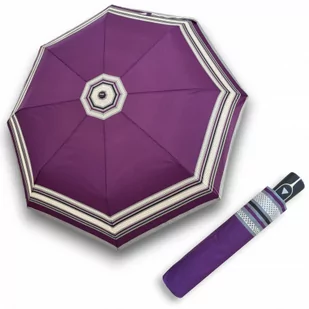 Fieber AC Graphics fioletowe obramowanie w kropki - damski parasol strzelecki - Parasole - miniaturka - grafika 1
