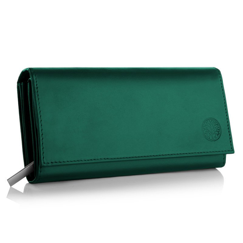 BPD-DZ-12 ZIELONY Portfel damski BASIC +CERTYFIKAT