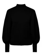 Swetry damskie - YAS Damski sweter YASFONNY, czarny, XXL - miniaturka - grafika 1