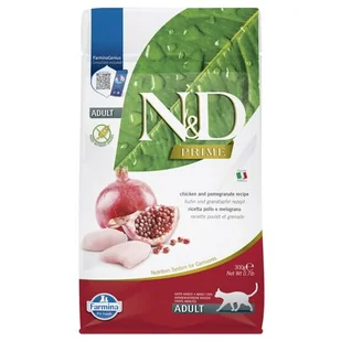 Farmina N&D CHICKEN&POMEGRANATE Adult 0,3 kg - Sucha karma dla kotów - miniaturka - grafika 1
