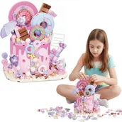 Klocki - Coil klocki konstrukcyjne zestaw 344 el. elementy tort urodzinowy pastelowy - miniaturka - grafika 1