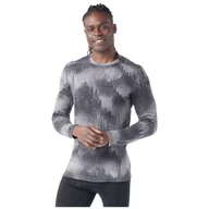 Koszulki sportowe męskie - Męska koszulka Smartwool M Classic Thermal Merino Base Layer Crew Boxed Rozmiar: L / Kolor: szary/biały - miniaturka - grafika 1