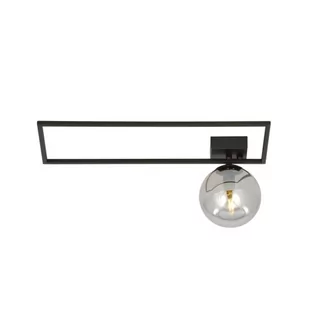Imago lampa sufitowa czarna grafitowy klosz 1131/1A Emibig - Lampy sufitowe - miniaturka - grafika 1