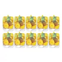 Purena Pulpa przecier ananasowy 100% zestaw 10 x 250 g - Desery dla dzieci - miniaturka - grafika 1