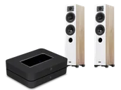 Zestawy stereo - Bluesound POWERNODE (czarny) + Diva 5 (dąb) - miniaturka - grafika 1