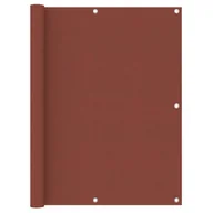 Parawany - vidaXL Parawan balkonowy, terrakota, 120x400 cm, tkanina Oxford vidaXL - miniaturka - grafika 1