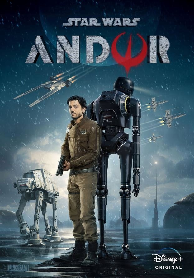 PUZZLE Star Wars Cassian ANDOR A3 252 el z Nadrukiem + IMIĘ Pudełko