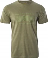 Koszulki męskie - Magnum KOSZULKA MAGNUM ESSENTIAL T-SHIRT 2.0 OLIVINE MELANGE M - miniaturka - grafika 1