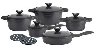 Klausberg Zestaw Garnków Granitowych 12 Ele KLAUSBERG Vivace Black [KB-7351] KB-7351 - Zestawy garnków i patelni - miniaturka - grafika 2
