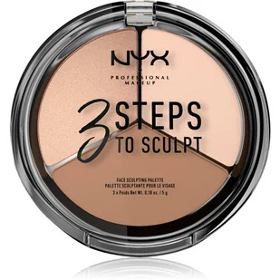 NYX 3 STEPS TO SCULPT FAIR Zamów do 16:00 wysyłka kurierem tego samego dnia! - Bronzery i konturowanie twarzy - miniaturka - grafika 1