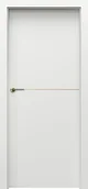 Drzwi wewnętrzne - Skrzydło Desire 3 Ze Złotą Intarsją Biały Uv - miniaturka - grafika 1