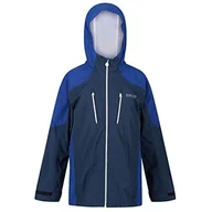Kurtki i płaszcze dla chłopców - Regatta Unisex dzieci junior kalderdale' siatka z podszewką wodoodporna oddychająca kurtka z kapturem kurtki wodoodporne muszelki Ciemny denim/niebieski morski L - miniaturka - grafika 1