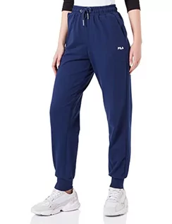 Spodnie damskie - FILA Damskie spodnie rekreacyjne Balimo z wysokim stanem, niebieskie (Medieval Blue), rozmiar XS, Medieval Blue, XS - grafika 1
