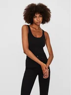 Koszulki i topy damskie - Vero Moda Top Maxi My Soft 10185110 Czarny Regular Fit - miniaturka - grafika 1