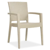 Fotele i krzesła ogrodowe - Novoussi PARIS Cappucino - miniaturka - grafika 1