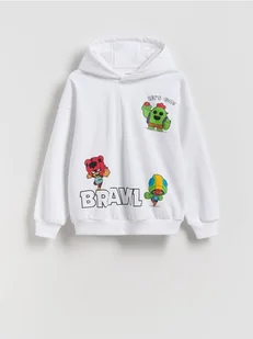 Reserved - Bluza Brawl Stars - biały - Bluzy dla chłopców - miniaturka - grafika 1
