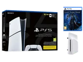 Konsole Playstation - PLAYSTATION 5 Slim Digital Edition 1TB D Chassis + Napęd optyczny Lost Soul Aside Biało-czarny - miniaturka - grafika 1