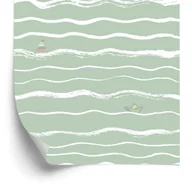 Tapety - Tapeta Paski - Nieregularne Fale - miniaturka - grafika 1