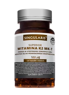 SINGULARIS Singularis Witamina K2 MK-7 Superior x 120 kaps - Leki przeciwbólowe - miniaturka - grafika 1