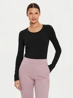 Bluzki damskie - EA7 Emporio Armani Bluzka 6DTT06 TJQCZ 0210 Czarny Slim Fit - miniaturka - grafika 1