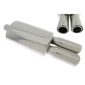 Tłumiki - Tłumik Końcowy 63.5mm wy 2x76mm TurboWorks - miniaturka - grafika 1