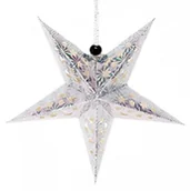 Ozdoby bożonarodzeniowe - GWIAZDA PAPIEROWA 3D ZAWIESZKA ŚWIĄTECZNA DUŻA - miniaturka - grafika 1