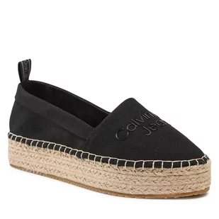 Calvin Klein Jeans Espadryle Flatform Espadrilles YW0YW00579 Black BDS - Espadryle damskie - miniaturka - grafika 1