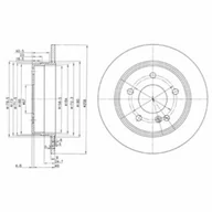 Tarcze hamulcowe - Tarcza hamulcowa DELPHI BG2761 - miniaturka - grafika 1