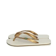 Klapki i japonki damskie - Ipanema CLAS Brasil Ii klapki damskie beżowe/złote, beżowy złoty, 39 EU - miniaturka - grafika 1