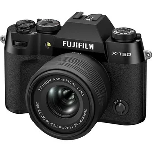 Fujifilm X-T50 z ob. 15-45mm czarny - Aparaty Cyfrowe - miniaturka - grafika 1