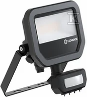 Pozostałe oświetlenie - Naświetlacz Floodlight 10 SN P 8W 1K2LM 840 PS SY100 BK Naświetlacz z elastycznym czujnikiem ruchu i światła dziennego, do 1200 lm - miniaturka - grafika 1