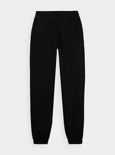 4F Spodnie dresowe w kolorze czarnym - Spodnie sportowe damskie - miniaturka - grafika 1