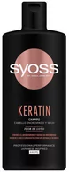Szampony do włosów - Szampon regenerujący i nawilżający włosy Syoss Keratin Shampoo Cabello Encrespado Seco 440 ml (8410436365697) - miniaturka - grafika 1