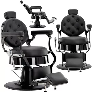 Fotel fryzjerski barberski hydrauliczny do salonu fryzjerskiego barber shop Agustín Barberking - Fotele fryzjerskie - miniaturka - grafika 1