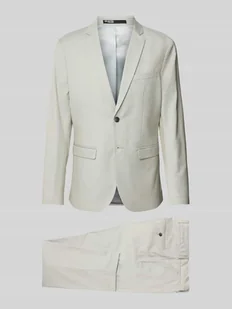 Garnitur o kroju slim fit w jednolitym kolorze model ‘CEDRIC’ - Garnitury - miniaturka - grafika 1