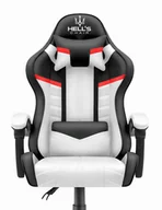 Fotele gamingowe - Fotel gamingowy Hell's Chair HC- 1004 White- Red- Black - miniaturka - grafika 1